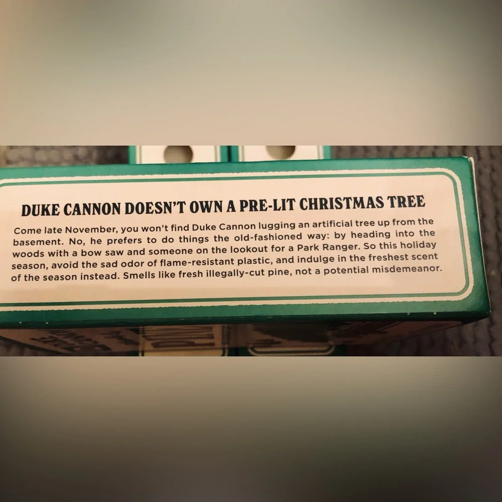 Duke Cannon Illegally Cut Pine Big Brick of Soap 10oz (Lot of 4 Bars)